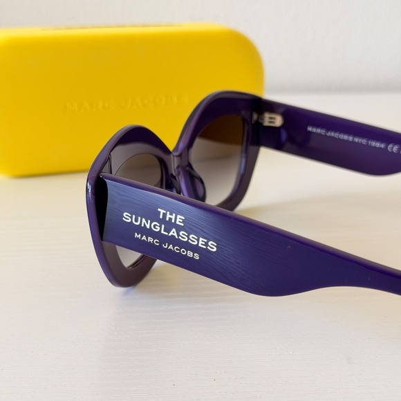 New, Marc Jacob’s Purple Sunglasses, Marc 800/S RY89O, Authentic